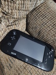 Nintendo Wii U GamePad WUP-010(USA) Black Tablet W/ Stylus & Charger Clean Works