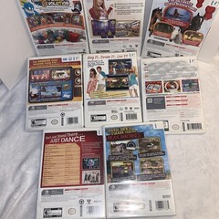 Nintendo Wii (1) NUNCHUCK+ALL 8 Games-DE BLOB/JUST DANCE- Complete with Manuals.
