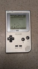 Nintendo Game Boy Pocket Silver Handheld Console System MGB-001 Tested