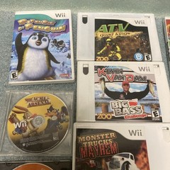 Nintendo Wii Console Black 10 Games Winter Sports All Tested GameCube Comp