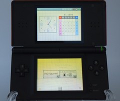 Nintendo DS Lite Crimson Black Console Tested Working Region Free Japan