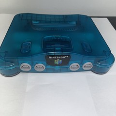 🎮NINTENDO 64 N64 Ice Blue Funtastic LIMITED EDITION Console System TESTED🎮