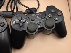 Sony PlayStation 2 Slim SCPH-70012 Black Console & 2 Controllers WORKS