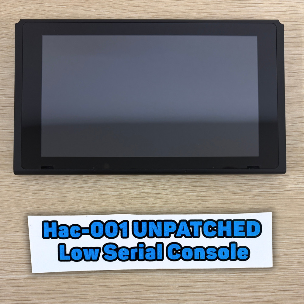 Nintendo Switch HAC-001 V1 Console Unpatched Serial Model Rank & Set Selectable