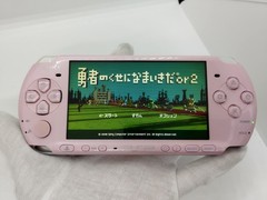 PSP 3000 Sony Blossom Pink w/Box&Charger PlayStation Japan Tested