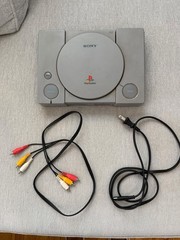 Sony PlayStation 1 Console – Gray w/ AV Cable & Power Cord Composite RCA
