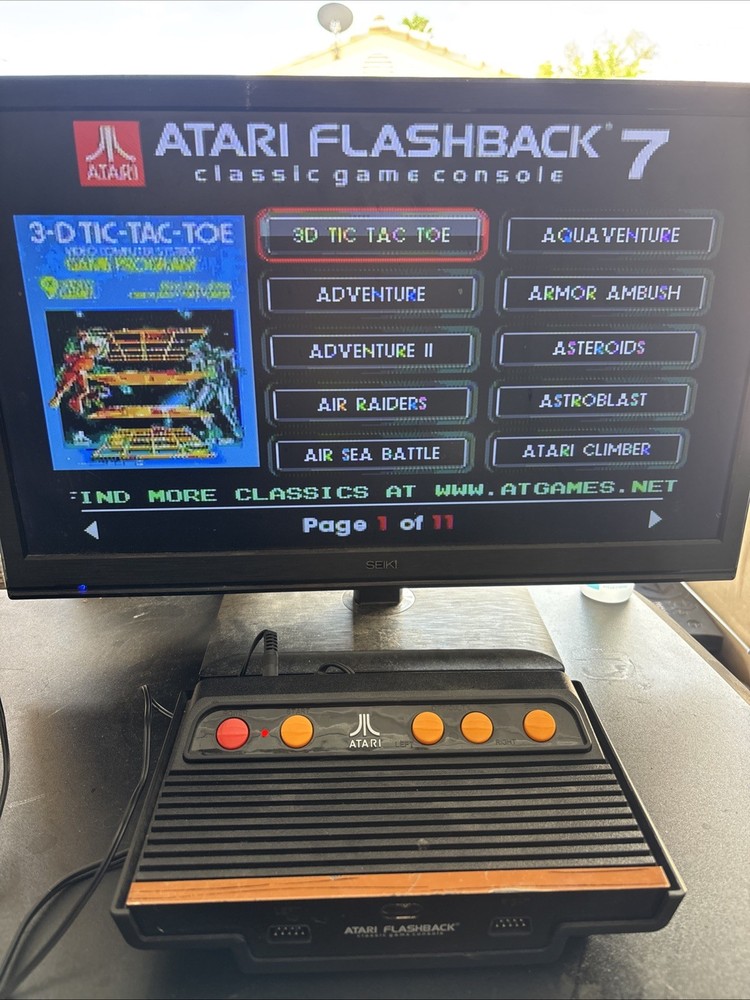 Atari Flashback 7 Classic Game Console 101 Built-In Games – No controllers