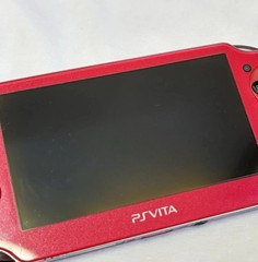 SONY PS Vita PCH-1000 ZA03 Cosmic Red Wifi Tested Good Condition