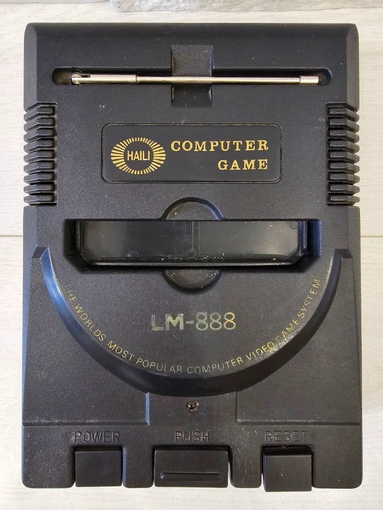 Retro Vintage 1990s Video Game Console Haili LM-888 8 bit Game TV for parts
