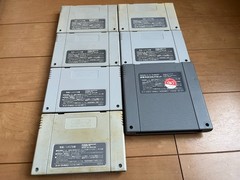 Nintendo Super Famicom Console 1Chip 02 Version & 7 Games Japan SNES 0523