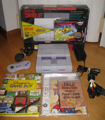 Super Nintendo SNES Super Game Boy Set Very Rare Walmart Complete In Box Tested