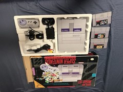 Super Nintendo SNES Console – Mario Set Almost Complete In Box + Yoshi’s Island