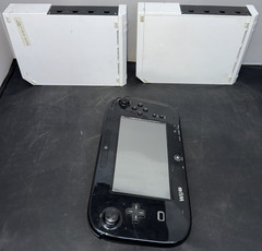 Nintendo Wii Consoles RVL-001 & Wii U Game Pad WUP-010 – Lot of 3 (PARTS/REPAIR)