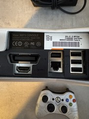 Microsoft Xbox 360 S Halo: Reach Limited Edition Silver Console . READ! Works.