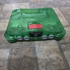 Nintendo 64 Bundle Green and Black Controller, Power cord Missing AV Cords