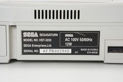 Sega Saturn Console -System Only- WHITE HST-3220 Tested JAPAN -NTSC-J- 028432