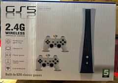 GS GameStation 5 Home Console 2.4G Wireless Controller, 620 Games, 1080p G620A