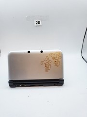 Nintendo 3DS XL Year of Luigi 30th Anniversary Edition Silver Black