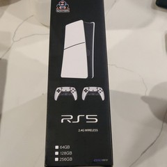 RS5 Game Console Dual Stick 2.4G 2 Wireless Controllers 20000+64GB 2 Joysticks