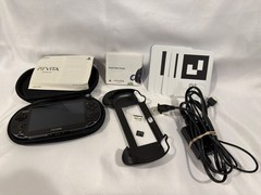 PlayStation Vita FW 3.60 OLED 4GB Memory 128GB SD2VITA Case Grip Bundle PCH-1101