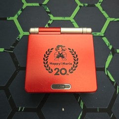 Nintendo iQue Game Boy Advance SP Happy Mario 20th Anniversary AGS-001 Console
