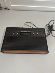 Atari 2600 Console CX2600 Wood Grain UNTESTED