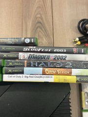 Original Microsoft Xbox Console Bundle 15 Games w/ Controller Tested Works