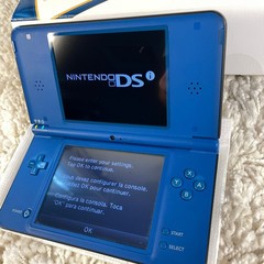 Nintendo DSi XL Midnight Blue Handheld Console System UTL-001 Complete in Box