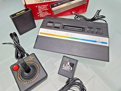 Atari 2600 Junior Rainbow + Original Box & Accessories, 2 Games, Excellent Cond!