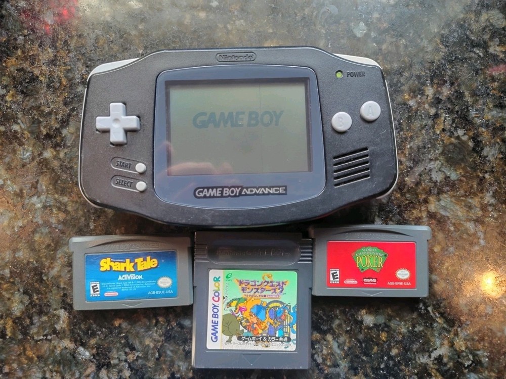 Gameboy Advance Console Tested with Dragon Quest Monsters 2 Plays GBC & GB READ