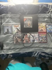 Sony PlayStation 3 – Slim 120GB Black Console With Power Cord And 9 Games