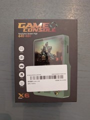 New X6 Handheld Video Game Console (Gray) 3.5 Inch Supports Expansion Cards