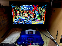 Nintendo 64 Region Free Console Midnight Blue 2controllers Mario Party japan