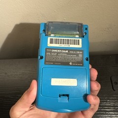 Nintendo Gameboy Color Teal Handheld Console And Game