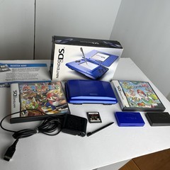 Nintendo DS NTR-001 w Box Charger Mario Party Yoshi’s Island & More TESTED/WORKS
