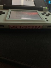 Custom Nintendo DS Lite Handheld Console (black & green/blue)