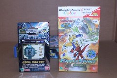 OPEN-BOX KOREAN Wonder Swan Set; Pearl Blue, Digimon Pendulum Progress2.0 & game