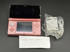 Nintendo 3DS Pearl Pink Console | English | Charger | US Seller – SHIP IN 1-DAY
