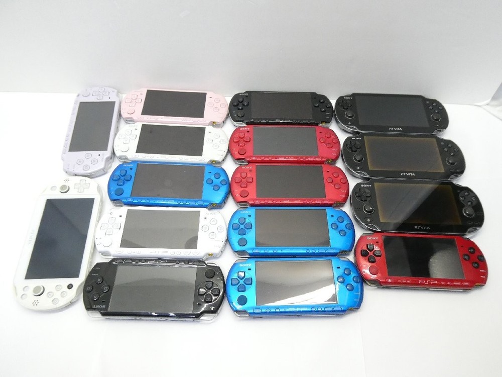 Lot of 16 SONY PSVITA PCH-2000 PCH-1000 PCH-1100 PSP-2000 PSP-3000 Junk Japan