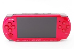 Sony PSP 3000 Launch Edition Radiant Red Handheld System Console [Excellent]