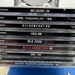 Sony PlayStation PS1 SCPH-7001 Bundle W/Demo Disk +8 Games, Xtra Controller, +