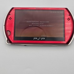 PSP GO Console New Shell Red + Charger PSP-N1001 New Screen Sony
