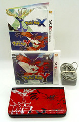 NINTENDO 3DS XL POKEMON XY Xerneas & Yveltal Red Handheld & Y Game B (EC1045156)