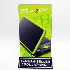 New Nintendo 2DS XL LL Black Lime Console System Japan NEW
