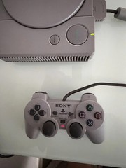 TESTED/WORKING. Sony Playstation 1 (SCPH-9001) Controller Power AV Cables Bundle