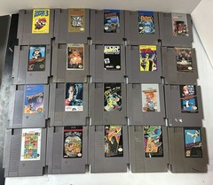 Nintendo NES-101 Original Top Loader Console System BUNDLE WITH 20 GAMES & MORE