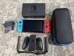 UNPATCHED Nintendo Switch V1 HAC-001 Bundle Dock Joy-Cons NO DRIFT, 128 GB SD