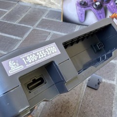 NINTENDO 64 CONSOLE w/Atomic Purple & OEM Gray Controllers BOX, FOAM Tested N64