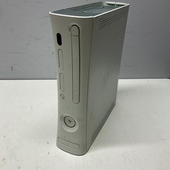 Microsoft Xbox 360 Original White Console Only No HDD Or Cables Tested w/ HDMi