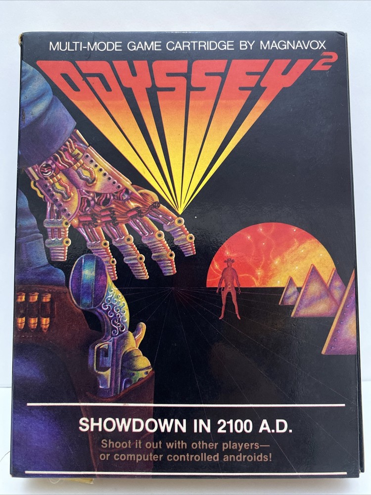 Magnavox Odyssey 2 Showdown In 2100 A.D. CIB TESTED AND WORKS